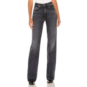 Grlfrnd 'Melanie' Black High Rise Boot Cut Denim Jean Size 25